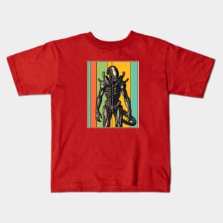 Xenomorph Modeling Kids T-Shirt